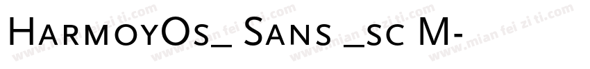 HarmoyOs_ Sans _sc M字体转换